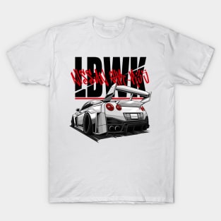 LIBERTY WALK NISSAN GTR-R35(WHITE) T-Shirt